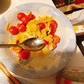 ipyons's cooksnap of when they made ミニトマトと卵のガーリックバター炒め.