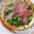 4児男子母さんの台所's cooksnap of when they made 簡単に高級感♡生ハムとルッコラPizza.