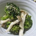 えみんちゅ＊'s cooksnap of when they made ✿ブロッコリーとしめじのごまドレ和え✿.