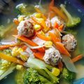 Lake☆Erie's cooksnap of when they made 冷蔵庫にある野菜で肉団子スープ♪.