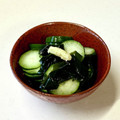 にきけん's cooksnap of when they made 超簡単一品☆胡瓜とワカメの酢の物☆.