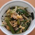 ○りこ○'s cooksnap of when they made しらすたっぷりチンゲン菜と玉子の炒めもの.