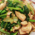 さんだあ！'s cooksnap of when they made ★鶏ささみと小松菜のニンニク炒め★.