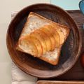 もりりんの森のちこ's cooksnap of when they made 美味しい朝食♪林檎クリームチーズトースト.