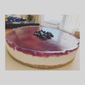 白木家's cooksnap of when they made 簡単ブルーベリーレアチーズケーキ.