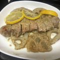 suzumasa34's cooksnap of when they made ＊豚肉と蓮根のレモンソテー＊.