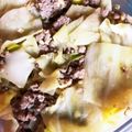 1男4女のママ's cooksnap of when they made 挽肉キャベツ青じそのふわ卵オイマヨ炒め♪.