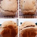 きてぃコ★'s cooksnap of when they made ＨＢ米粉でもっちり黒糖くるみレーズンパン.