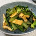 ☆すぬぴっぴ☆'s cooksnap of when they made ５分で☆小松菜と油揚げのペペロンチーノ風.