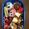 クックN30L0W☆'s cooksnap of when they made まん丸雪だるまのお弁当☆幼稚園　3歳.