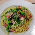 みっちゃん❇️68's cooksnap of when they made 菜の花・じやこ・ベーコンのペペロンチーノ.
