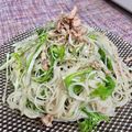 ひとりぼっちのちぇる's cooksnap of when they made 家事ヤロウ「あえるだけ！ツナ缶そうめん」.