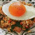 yokoyoko76's cooksnap of when they made 【糖質オフ】炒り豆腐のエスニック風.