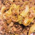 67luna's cooksnap of when they made しょうが香る♡ひき肉キャベツ丼♪.