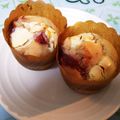 neconoco's cooksnap of when they made ホワイトチョコといちごのマフィン。.