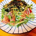 かわゆう1211's cooksnap of when they made まぐろのお刺身と水菜の山葵マヨサラダ.