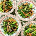 ふたごゆき's cooksnap of when they made ひじきとほうれん草のナムル♪簡単お弁当.