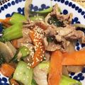sun1's cooksnap of when they made 豚肉とチンゲン菜のオイスターソース炒め.