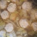 クックEL7LRI☆'s cooksnap of when they made 夕食☆簡単節約肉団子と白菜スタミナスープ.