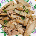 みぽぴぽ's cooksnap of when they made こってり旨☆豚肉とごぼうの味噌マヨ炒め.