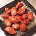 GASPAPA's cooksnap of when they made おひとりさまのおつまみウインナーだけ.