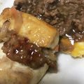 Dyayoi's cooksnap of when they made 鶏胸肉で＊豆腐の挟み焼き照り焼きマヨ＊.