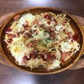 ぴくいく's cooksnap of when they made カルボナーラ残りをリメイク！簡単！時短.