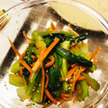 Kapolei's cooksnap of when they made シャキ旨♪小松菜と人参のナムル.