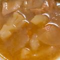 MULA's cooksnap of when they made 食べだしたら止まらないモツ汁.