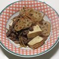 オリオバナ's cooksnap of when they made 牛肉とごぼうれんこんの甘辛煮♪.