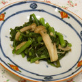 youtapapa's cooksnap of when they made 春菊ときのこの和え物.