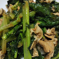 ドラミナちゃん's cooksnap of when they made らくちんおかず はたけ菜のオイマヨ炒め.