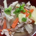 YumiYmi's cooksnap of when they made 食べるスープ『沢煮椀』.