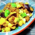 かおりかざり's cooksnap of when they made 長芋と茄子、ピーマンの肉みそ甜麵醬炒め.