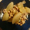 yobibaa's cooksnap of when they made 大豆入り♡豚こま大根の煮からめ.