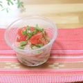 ももいろさくら's cooksnap of when they made 糖質が気になる方必見！トマトのごま酢和え.