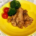 てんちゃ☆彡's cooksnap of when they made 手羽元のさっぱりポン酢煮★簡単.
