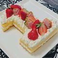 しまゆ～＊°。's cooksnap of when they made ふわふわスポンジのデコレーションケーキ☆.