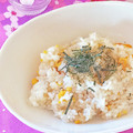 hikarin♪'s cooksnap of when they made これだけ？いり卵とすりごまの混ぜごはん♬.