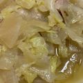 no1642's cooksnap of when they made 豚バラ大根風？白菜もいれちゃえ！.