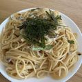 ポメちょん's cooksnap of when they made 南高梅と釜揚げしらすのワンポットパスタ.