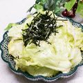 Dellaたん's cooksnap of when they made 簡単 美味 レタスの海苔サラダ.