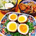 ファミ吉's cooksnap of when they made ゆで卵がメインに！肉巻きゆで卵.