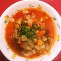 みちばたの花's cooksnap of when they made 簡単、油なし、具だくさんミネストローネ.