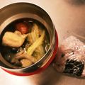 ＊marurun＊'s cooksnap of when they made 鍋キューブでパパッとポカポカ★鶏鍋～.
