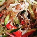 monjimari's cooksnap of when they made もやしときゅうりのナムル.