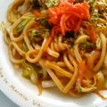 バウンド's cooksnap of when they made 簡単屋台の味！焼きうどんソース味.