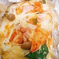 えこ★えこ's cooksnap of when they made キムチと餅ベーコンのホイル焼き.