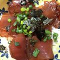 わたるんママ's cooksnap of when they made 母直伝(^^) マグロの漬け丼.
