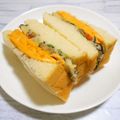 ＠迷子＠'s cooksnap of when they made ひじき煮ポテサラとふわ卵のマヨデリサンド.